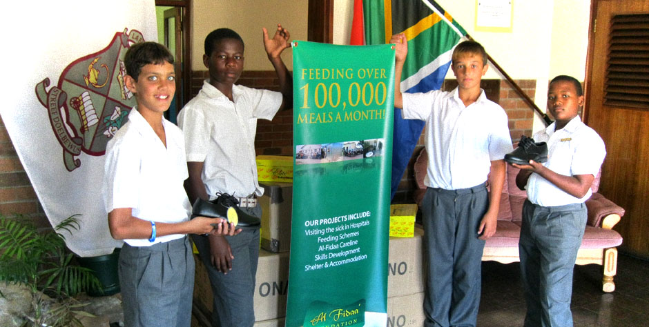 Al Fidaa Donates Shoes
