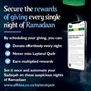 Automate your last 10 nights donation